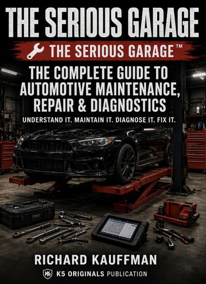 The Serious Garage: Complete Automotive Maintenance & Repair Guide cover