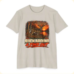Buck Around and Find Out shirt mockup